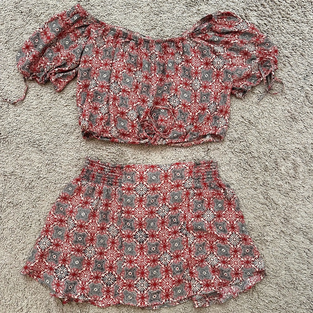 Free People Boho Chic Two-Piece Set